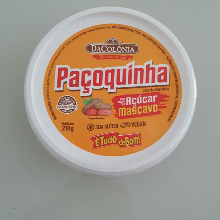 photo of DaColônia Paçoquinha ZERO Açúcar shared by @joysouza on  18 Jun 2022 - review