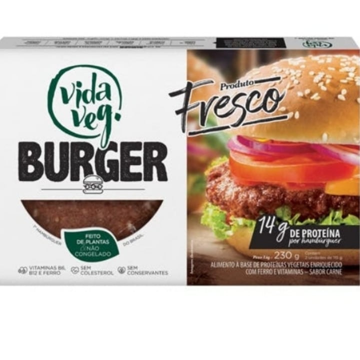 photo of Vida Veg Hamburguer Sabor Carne shared by @rafamatos on  29 Dec 2021 - review
