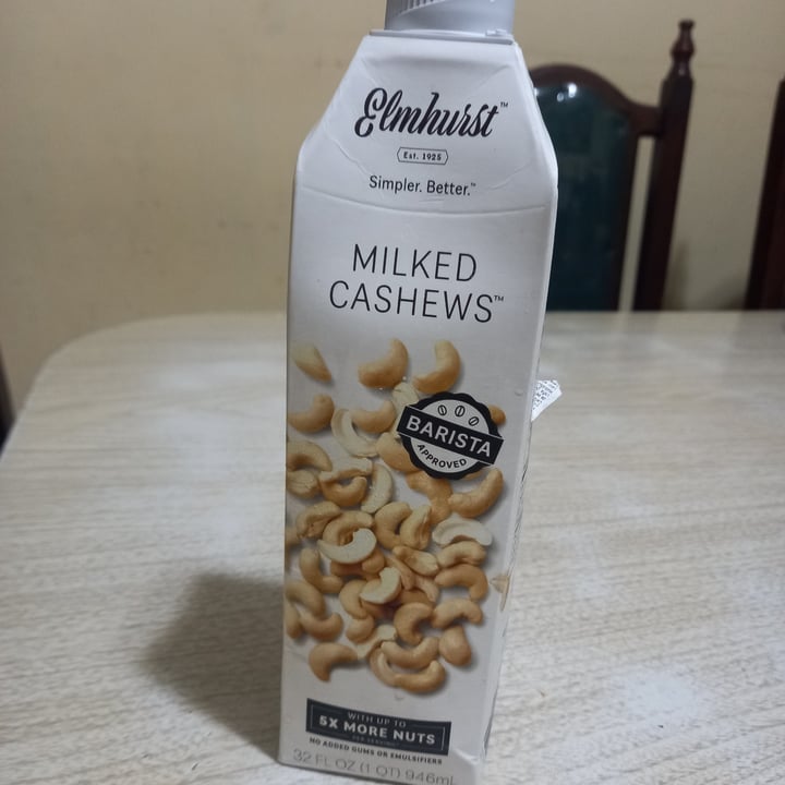 photo of Elmhurst 1925 Milked Cashews Unsweetened shared by @aguacatera on  25 May 2021 - review