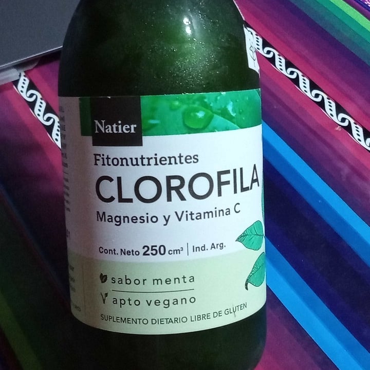 photo of Natier  Clorofila Magnesio Y Vit C shared by @ncpenaloza on  07 Apr 2022 - review