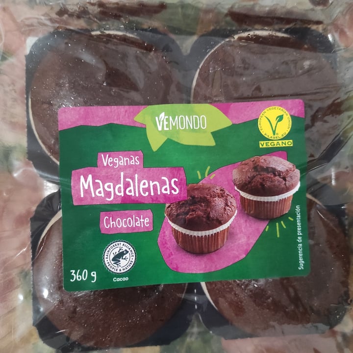 photo of Vemondo  Magdalenas de chocolate shared by @rubiveg1 on  24 Jul 2022 - review
