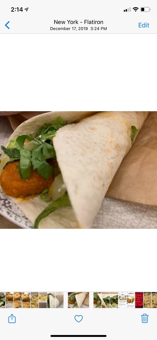 photo of Veggie Grill Buffalo Mini Wrap shared by @nfeldbaum on  20 Apr 2020 - review