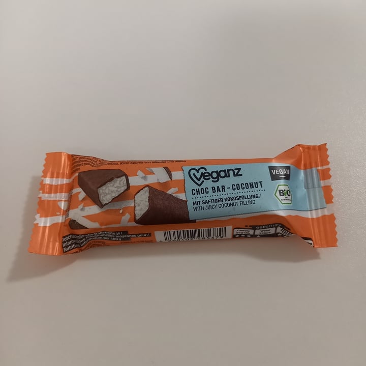 review photo of Veganz Choc Bar Coconut shared by @elisabbatini on 13 Aug 2022 - review