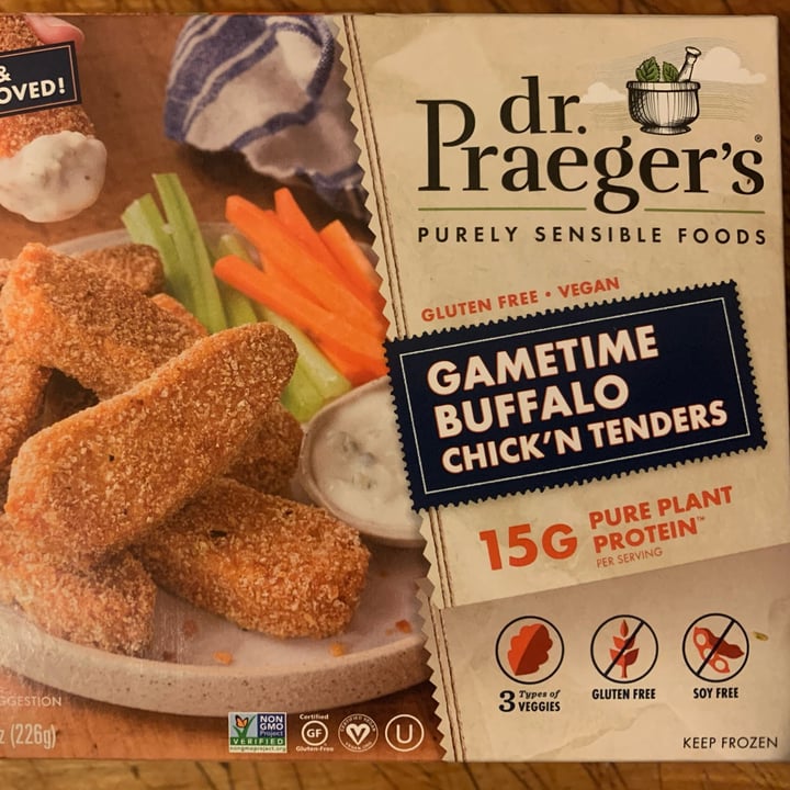 photo of Dr. Praeger's Game time Buffalo Chick’n Tenders shared by @vaishnavrao on  07 Dec 2022 - review