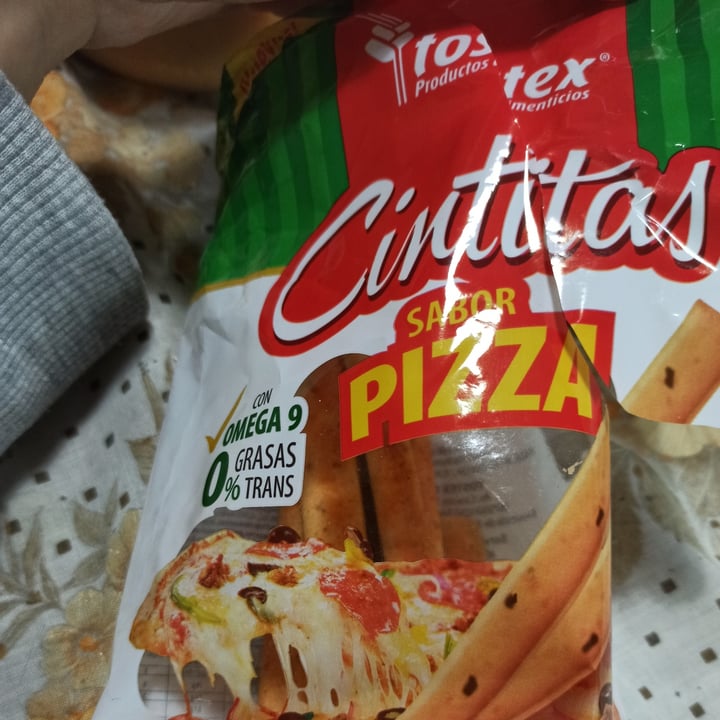 photo of Tostex Cintitas Sabor Pizza shared by @veganburgerok on  22 Aug 2020 - review