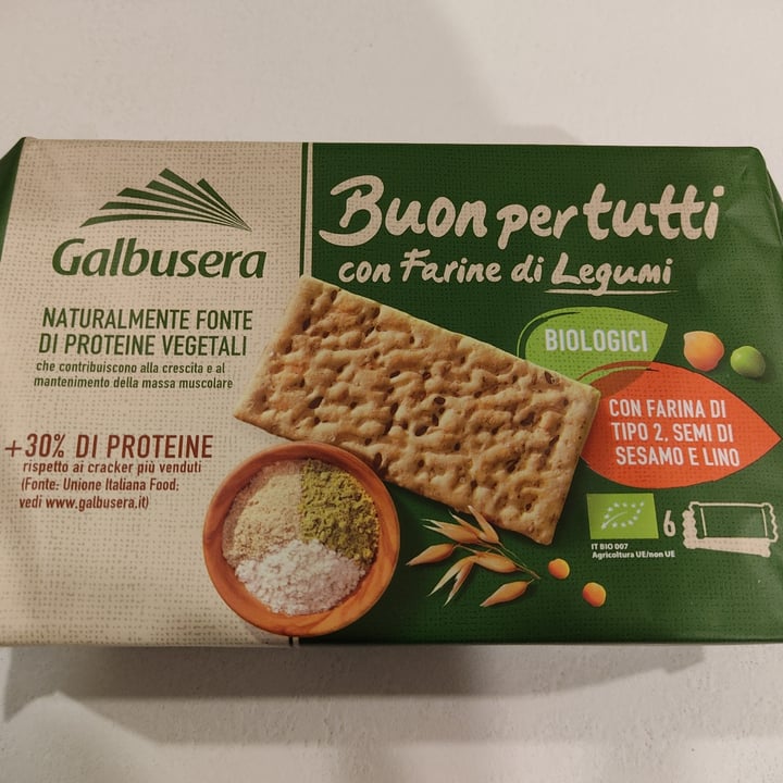 review photo of Galbusera Crackers con farine di legumi shared by @lucaveg on 16 Nov 2022 - review
