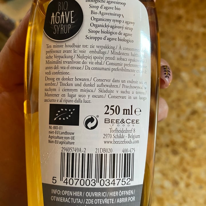 review photo of Bee&Cee Foods Bio agave syrup shared by @chubbybunny on 24 Aug 2022 - review