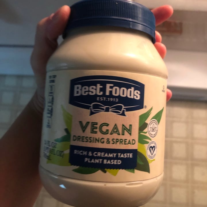 photo of Best foods Vegan Dressing and Spread shared by @brookkyl on  14 May 2020 - review