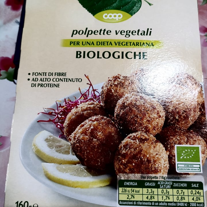 photo of Vivi Verde Coop polpette vegetali BIOLOGICHE shared by @pattybo on  10 Sep 2022 - review