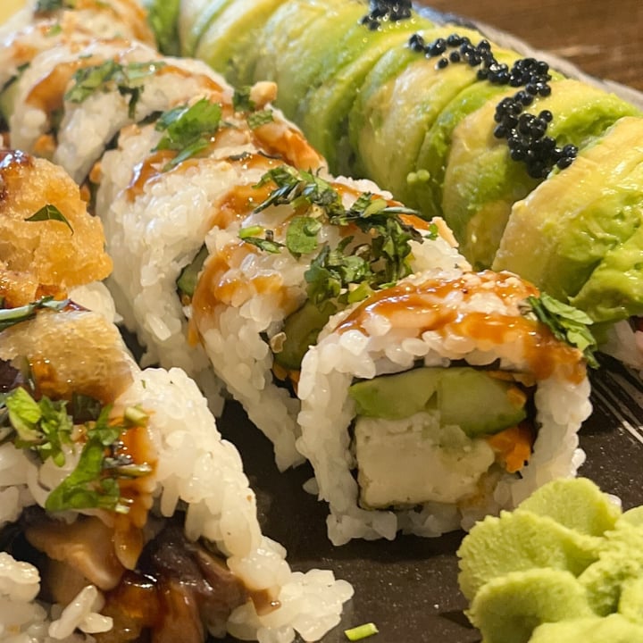review photo of Blue Sushi Sake Grill Thai Hippie (Vegan Maki) shared by @lizmaselli on 28 Jan 2022 - review
