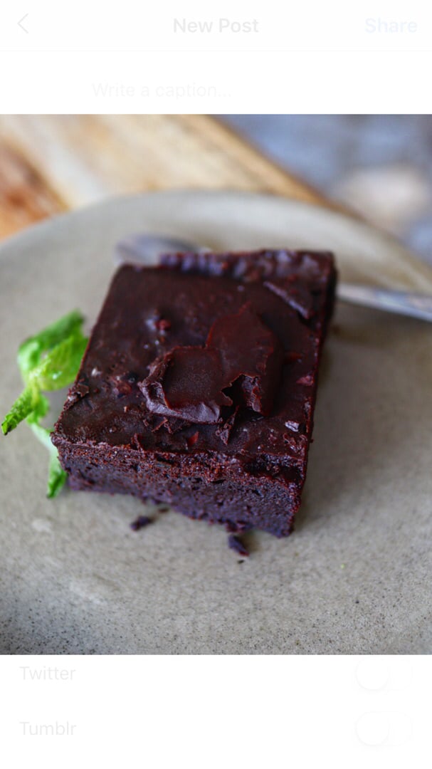 photo of The Roots Salad Bar Vegan Brownie shared by @annabella on  22 Nov 2019 - review