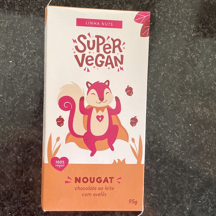 photo of Super Vegan Chocolate nougat shared by @isabelaamaral on  26 Aug 2022 - review