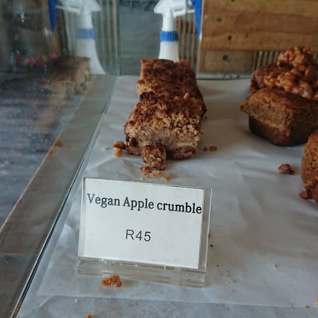 Foto del piatto “Vegan Apple Crumble”