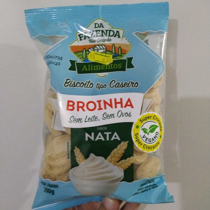 photo of Da Fazenda Broinha sabor Nata, biscoito tipo caseiro shared by @cassiot on  06 Aug 2022 - review