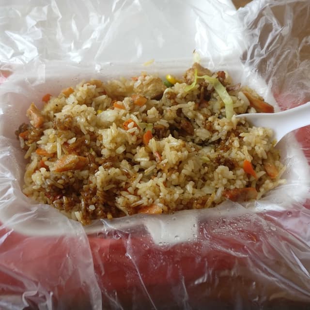 菜肴“Chicken Cube Fried Rice”的照片
