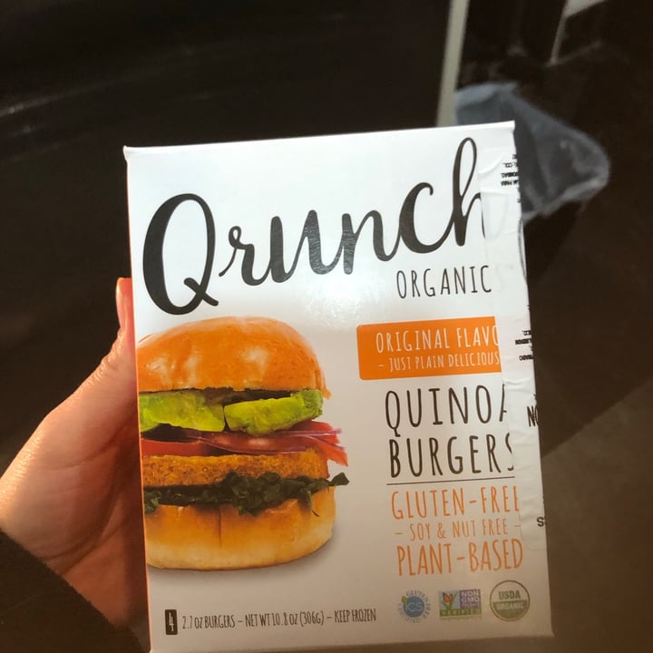 photo of Qrunch Organics Green Chili Quinoa burgers shared by @vivianstry on  08 Dec 2020 - review