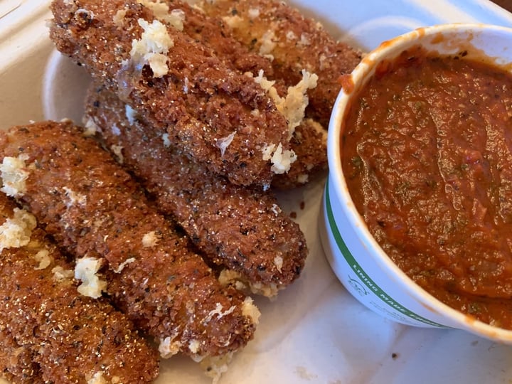 photo of J. Selby's Mozzarella Sticks shared by @plantbasedsusan on  23 Mar 2020 - review