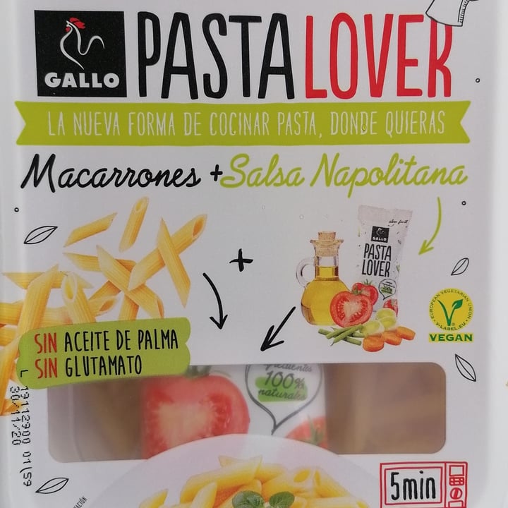 photo of Gallo Pasta Lover: Macarrones+Salsa Napolitana shared by @claudiamc on  06 Jun 2020 - review
