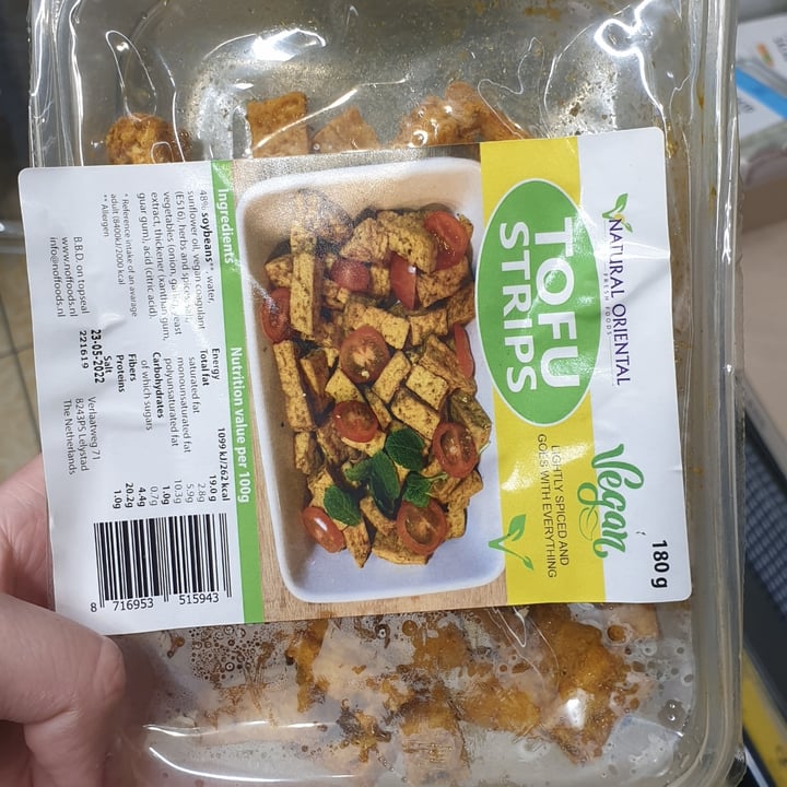 review photo of Natural oriental Tofu strips shared by @analaisamatos on 03 May 2022 - review