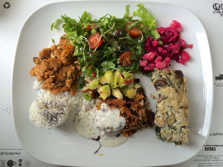 photo of Miss Saigon - cozinha vegan do Mundo Daily Lunch Menu shared by @samuelvictorwood on  26 Jul 2018 - review