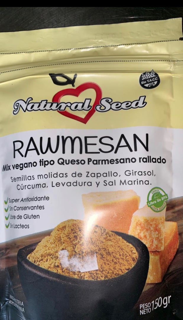 photo of Natural Seed Rawmesan shared by @argentinaenberlin on  08 Jul 2019 - review