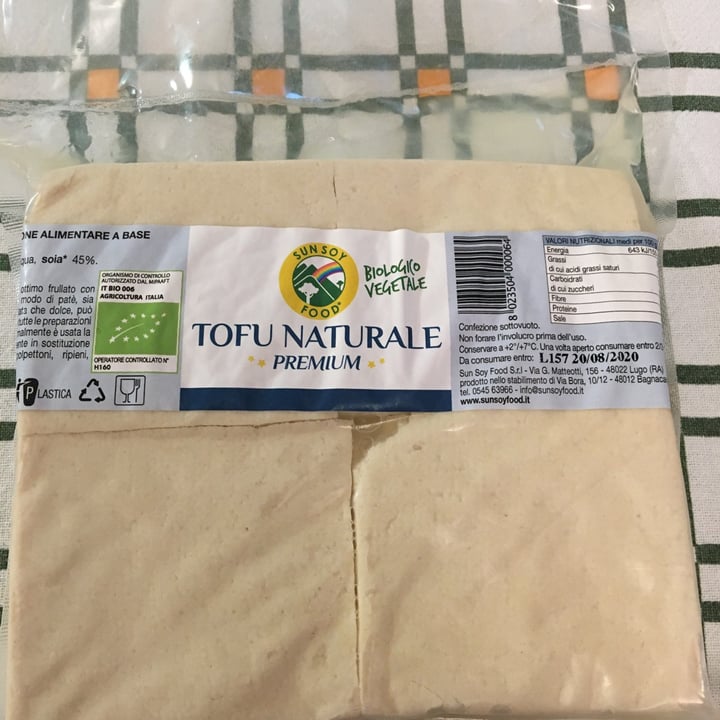 photo of Sun Soy Food Tofu al naturale shared by @manuveg76 on  12 Mar 2022 - review