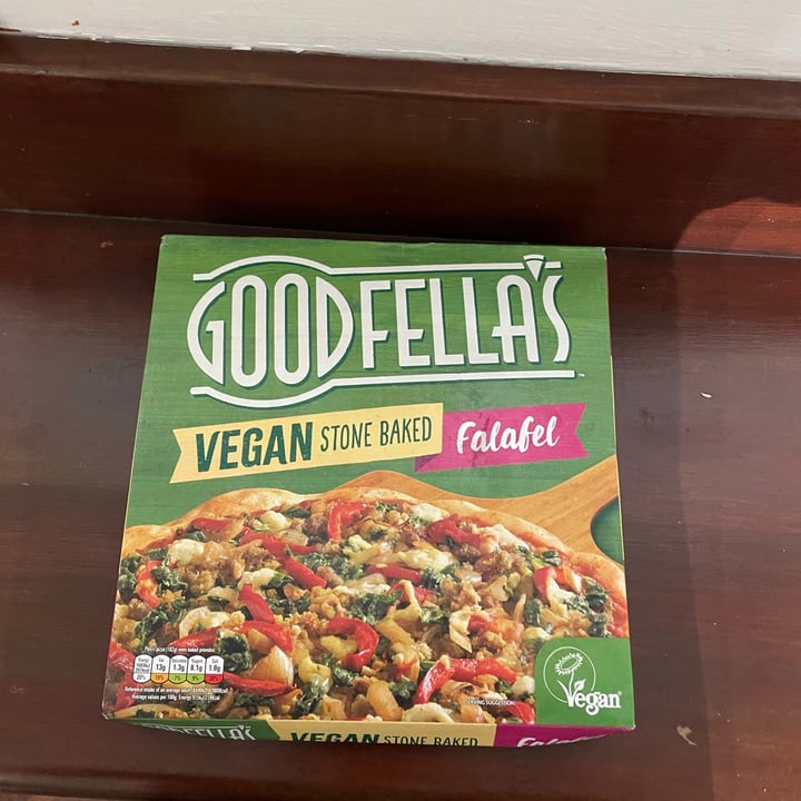 photo of Goodfella's Vegan stone baked falafel pizza shared by @eamonn on  12 May 2021 - review