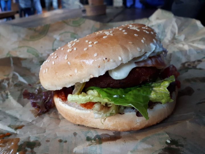 review photo of VBurger Camden Beet Burger shared by @crabapple on 26 Jan 2020 - review