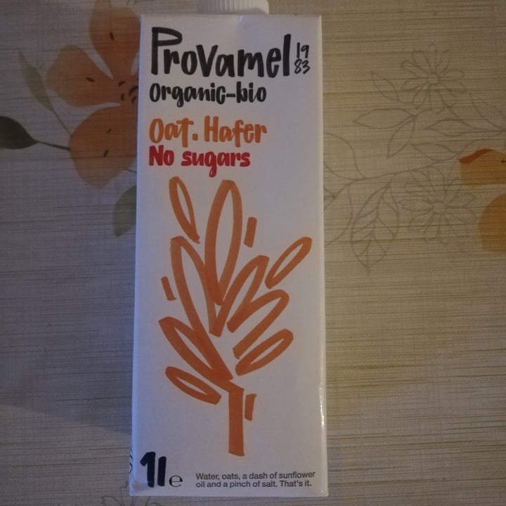 photo of Provamel Oat Milk shared by @lagiuggi91 on  05 Nov 2022 - review