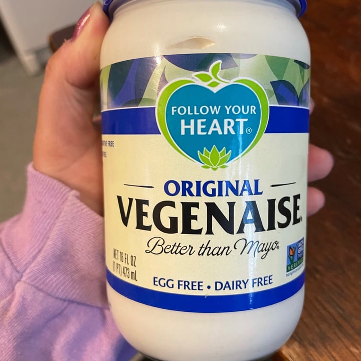 photo of Follow Your Heart Original Vegenaise shared by @cybergata on  15 Mar 2021 - review