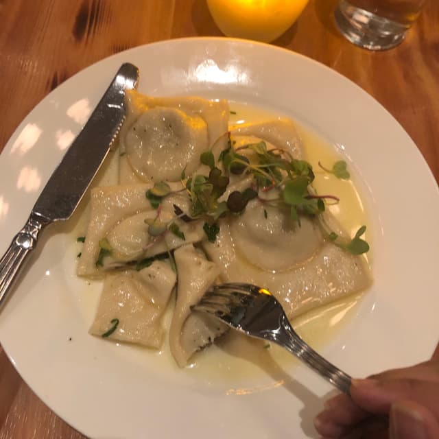 Photo of the dish “Wild mushroom ravioli”