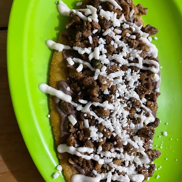 Foto del piatto “Huarache”
