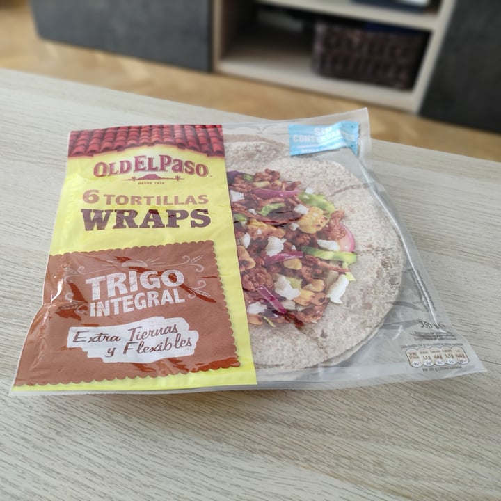 photo of Old El Paso 6 Tortillas Wraps Trigo integral shared by @javice on  30 Jan 2022 - review