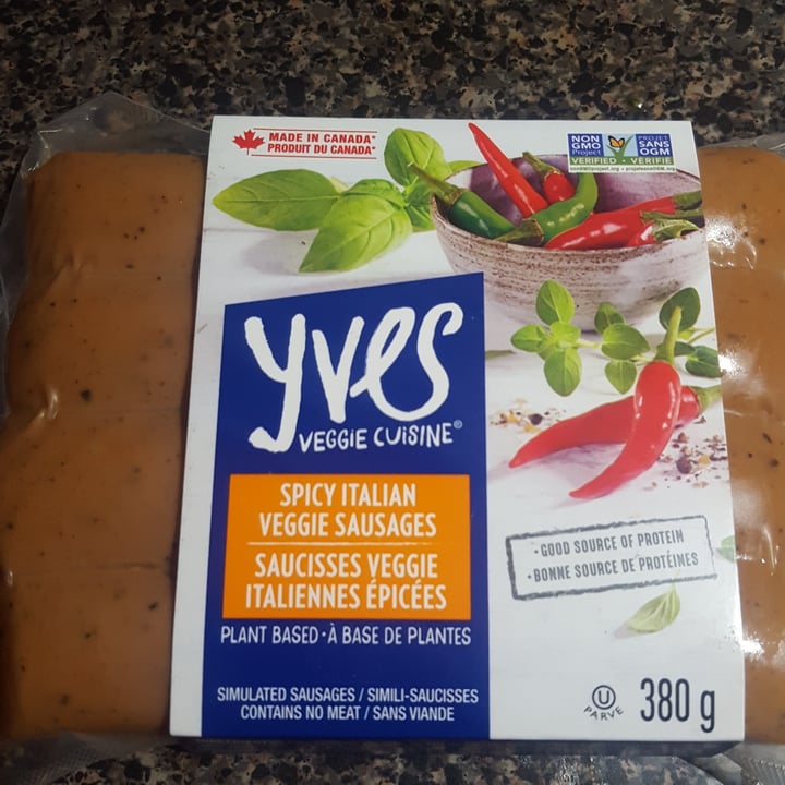 photo of Yves Veggie Cuisine Spicy Italian Veggie Sausages shared by @n8r on  20 Jun 2021 - review