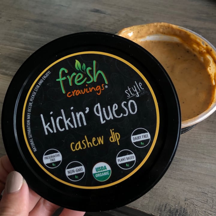 photo of Fresh Cravings kickin cashew queso dip shared by @autvvmn on  23 Apr 2021 - review