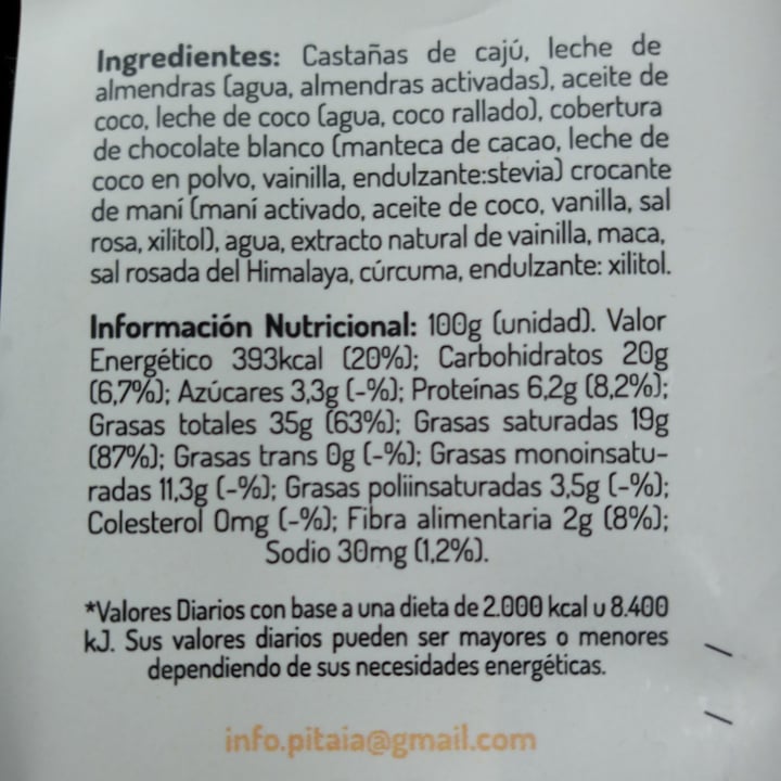 review photo of Pitaia Helado de Vainilla shared by @ludville on 03 Sep 2020 - review
