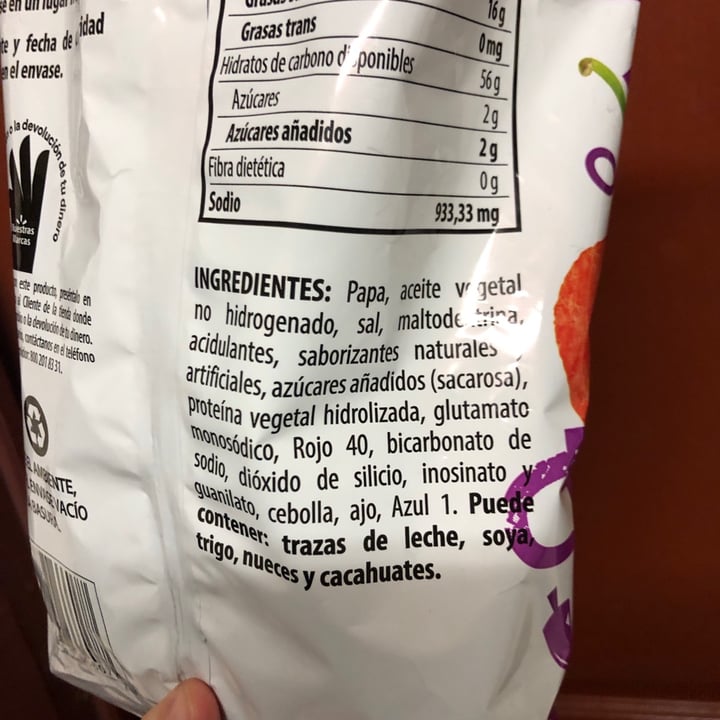 photo of Great Value  Papas Fuego shared by @vegannorteno on  12 Feb 2021 - review