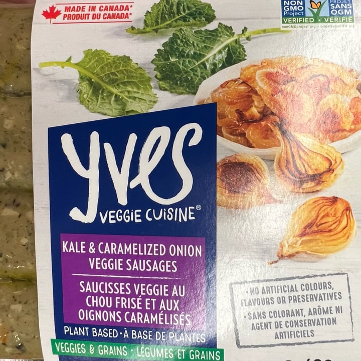 review photo of Yves Veggie Cuisine Kale & Caremelized Onion Veggie Sausages shared by @tamirescanadabrazil on 13 May 2022 - review