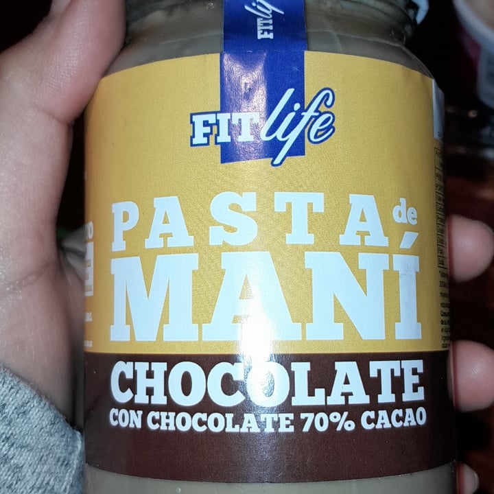 photo of fit life Pasta De Maní Con Chocolate 70% shared by @sofiamilla on  30 Aug 2022 - review