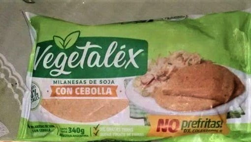 photo of Vegetalex Milanesa De Soja Con Cebolla shared by @jota on  24 Dec 2019 - review