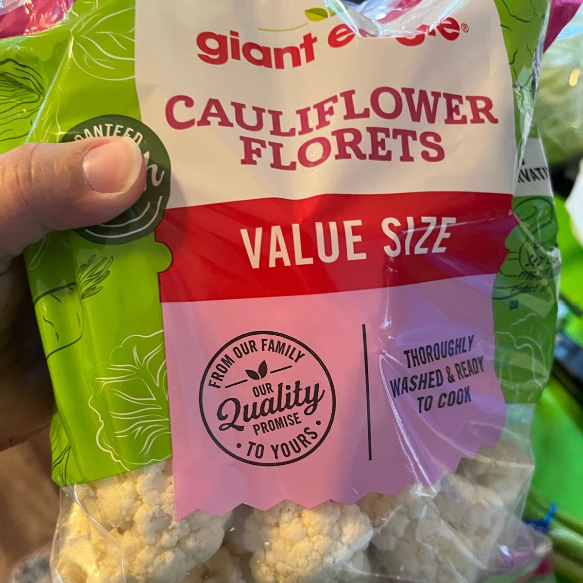 Giant Eagle Cauliflower Florets Reviews abillion