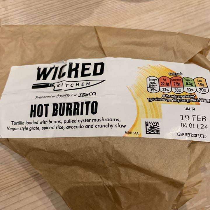 review photo of Wicked Hot Burrito shared by @a-broccx-tale on 18 Feb 2021 - review
