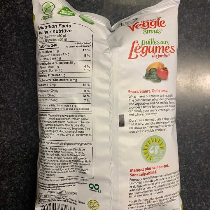 review photo of Sensible Portions® Garden Veggie Rosemary & Olive Oil Garden Veggie Straws shared by @happybunnyxo on 08 Dec 2022 - review