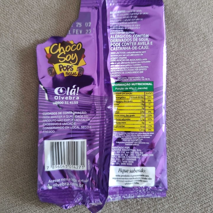 review photo of Choco Soy Choco Soy Pops Passas shared by @rodrigodorado on 23 Apr 2022 - review