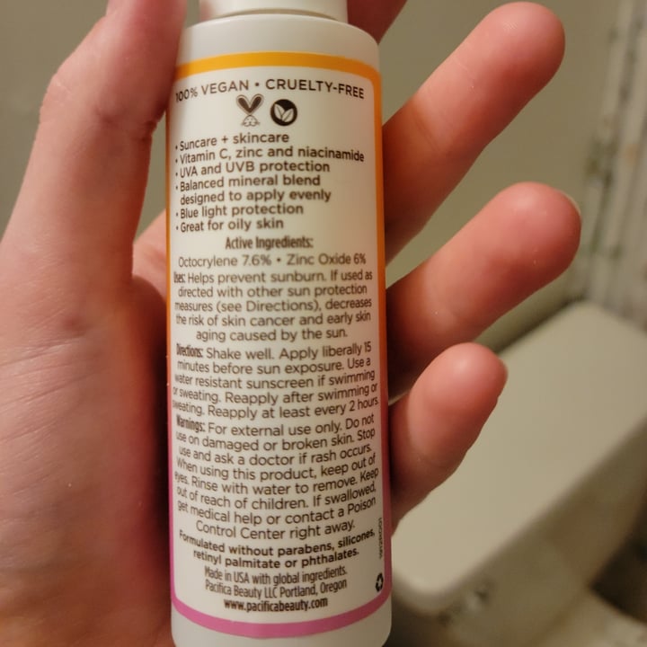 review photo of Pacifica Mattify and Protect Daily Priming Lotion shared by @kierstenb on 23 Aug 2021 - review