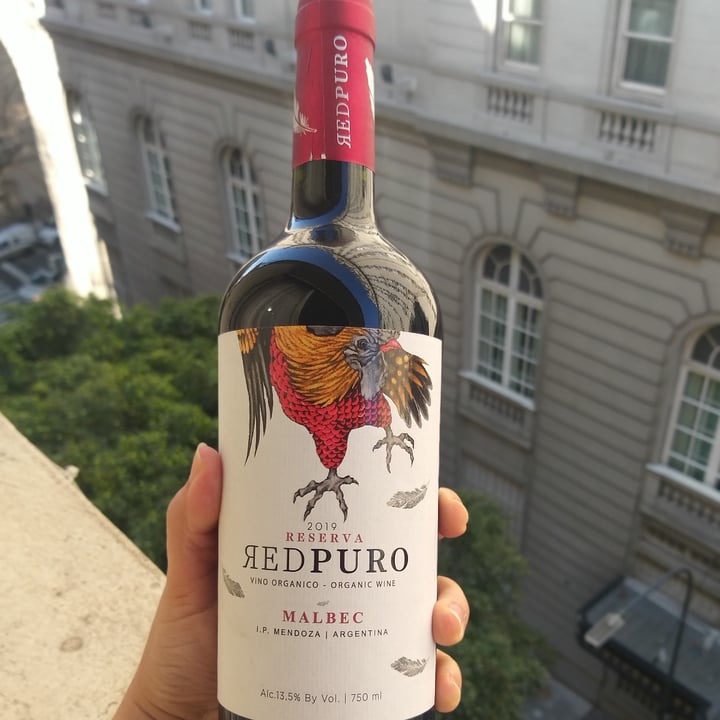review photo of Red puro Vino Malbec Orgánico shared by @lauraluizaos on 26 Jul 2021 - review