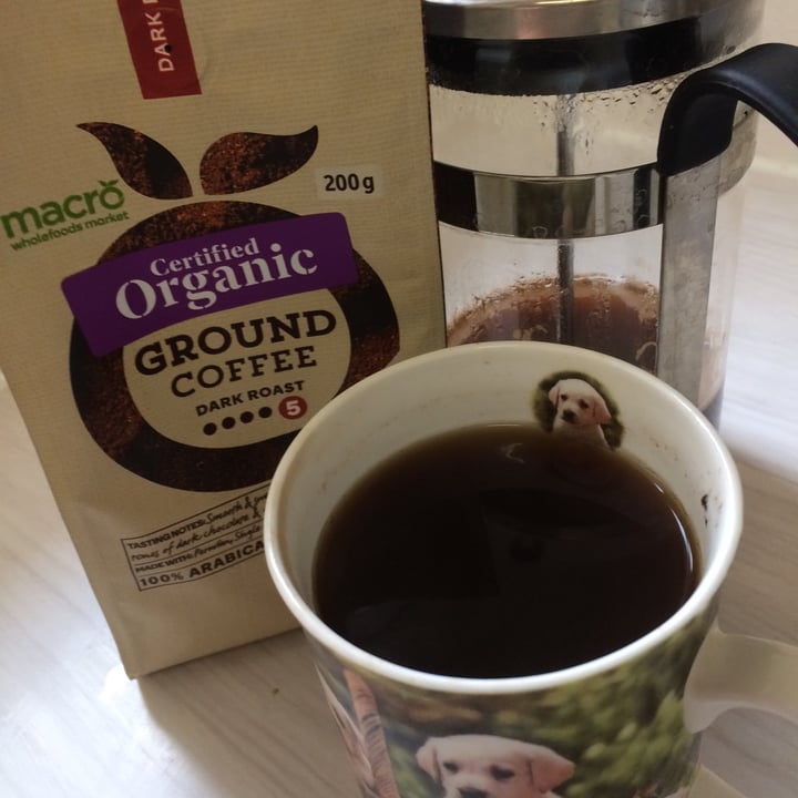 photo of Macro Wholefoods Market Macro Certified Organic Ground Coffee shared by @freedomforanimals on  29 Jun 2020 - review
