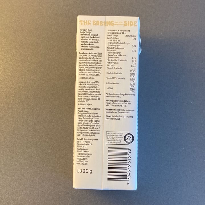review photo of Oatly Havregurt vanilj shared by @torrebadell on 05 Mar 2022 - review