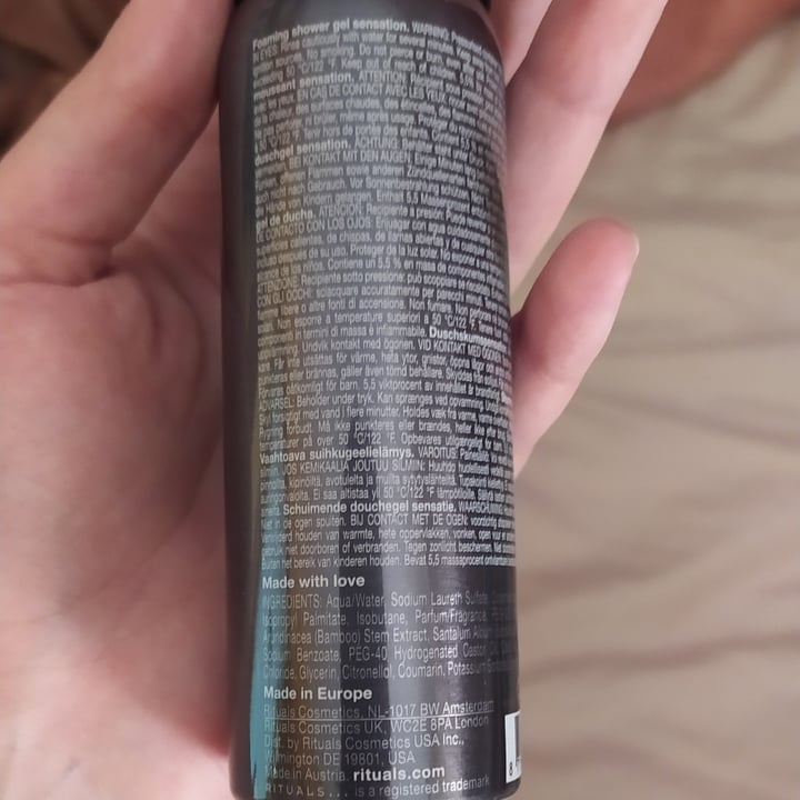review photo of Rituals Shower Foam shared by @atramveggie on 29 Jun 2021 - review
