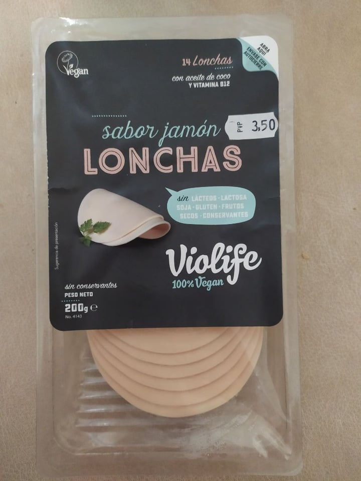 photo of Violife Lonchas sabor Jamón shared by @vviborezna on  18 Oct 2020 - review